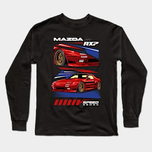 RX7 1989 JDM Car Long Sleeve T-Shirt